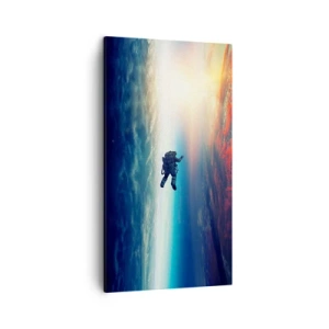 Canvas picture - Confronting the Universe - 45x80 cm