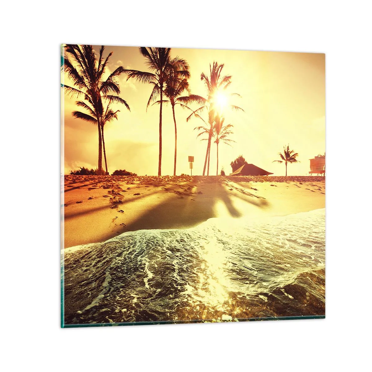 Glass picture - Californian Afternoon - 60x60 cm