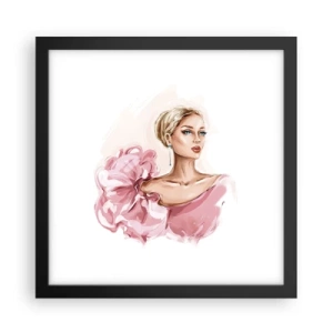 Poster in black frame - Like a Painitng - 30x30 cm