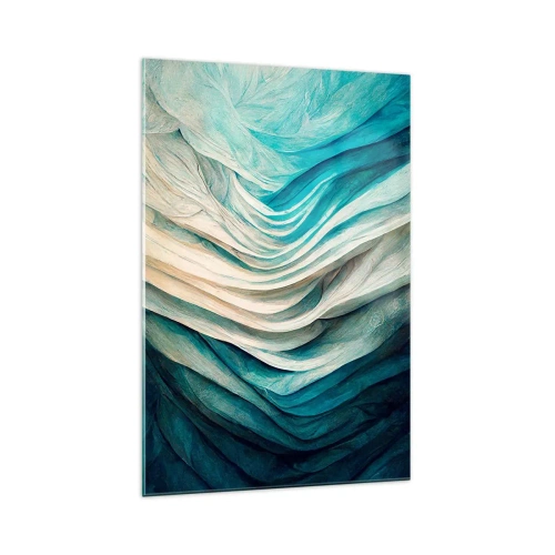 Glass picture - Blue Insatiability - 70x100 cm