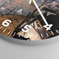 Clock face with numbers