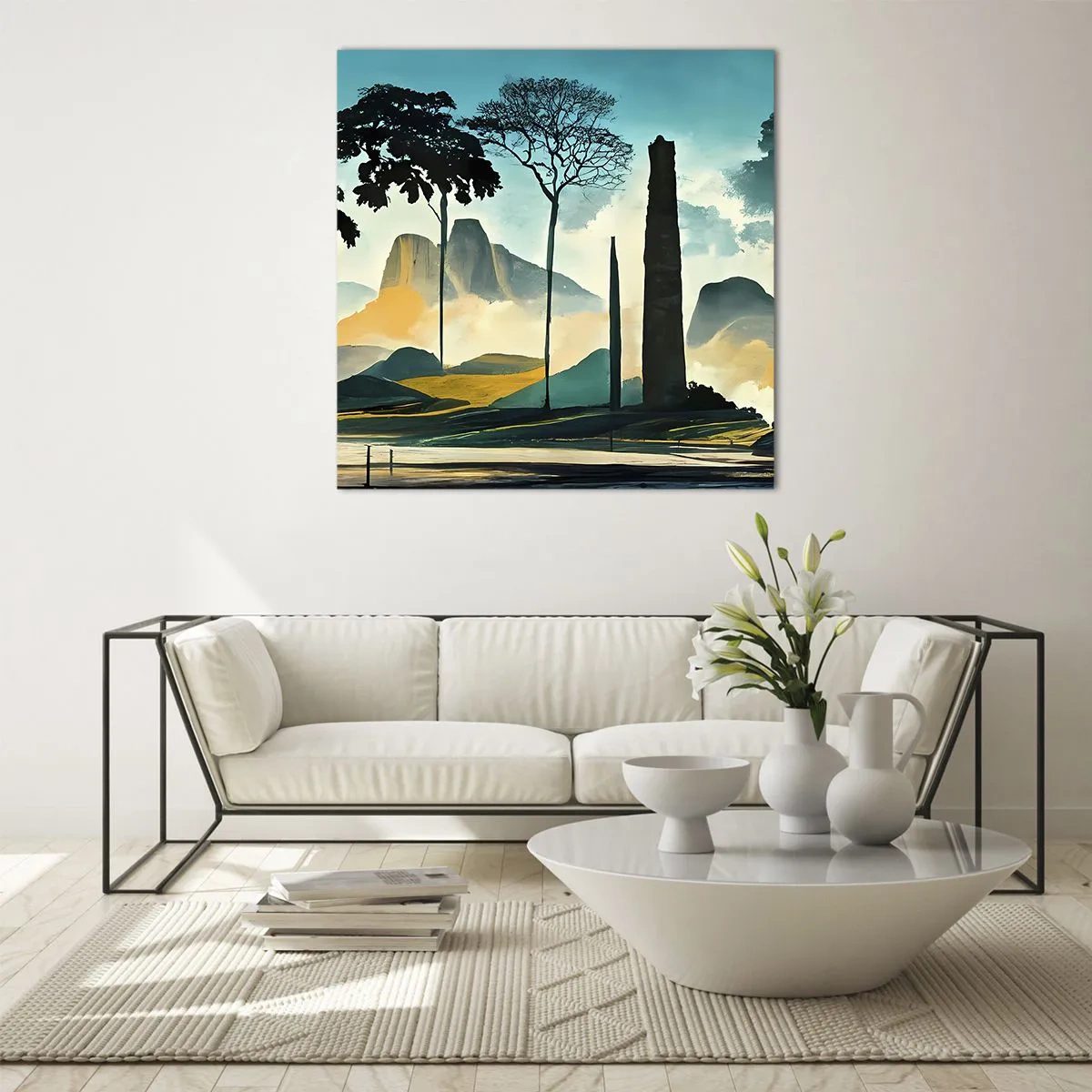 Glass picture - Higher and Higher - 70x70 cm