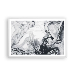 Poster in white frmae - Earth's Interior - 91x61 cm