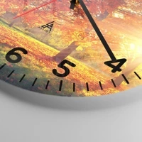 Clock face with numbers