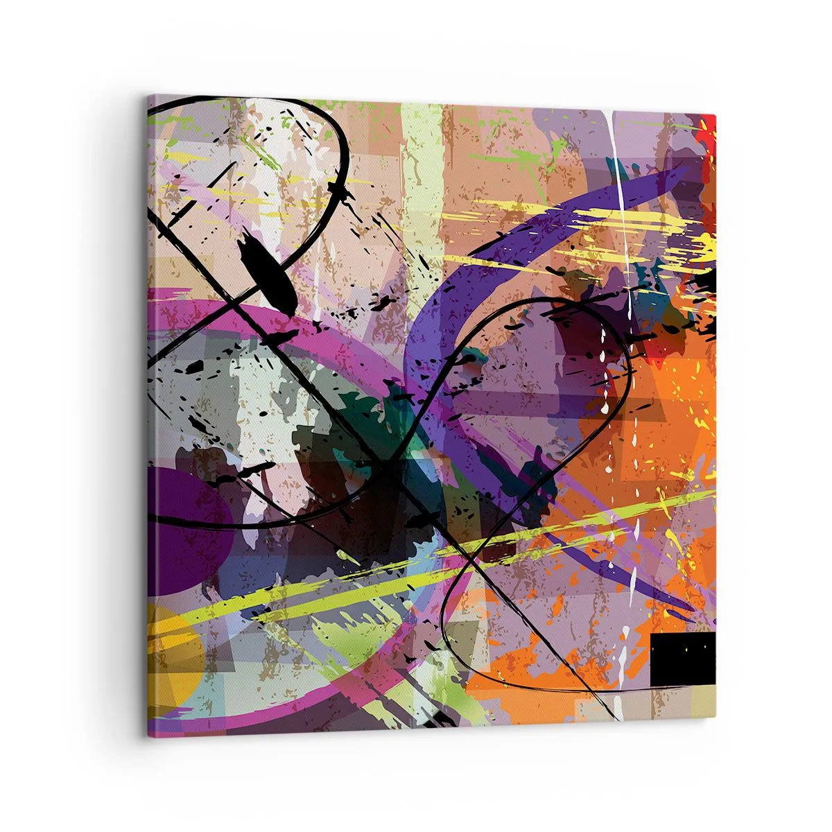 Canvas picture - Straight Ahead or Around - 60x60 cm