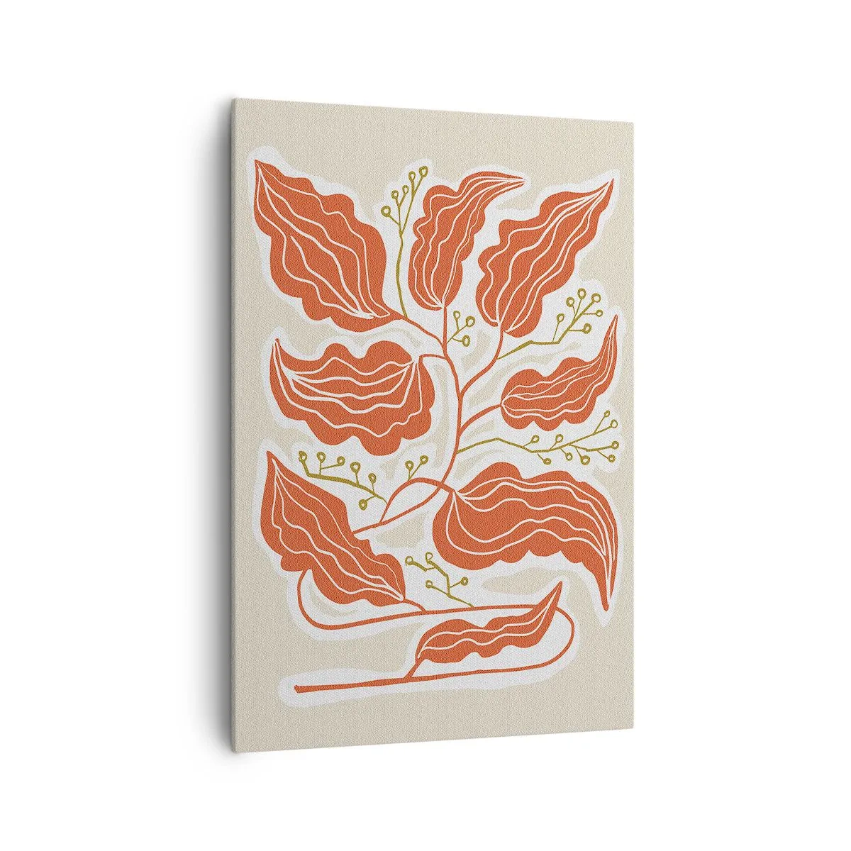 Canvas picture - Folk and Coral - 70x100 cm