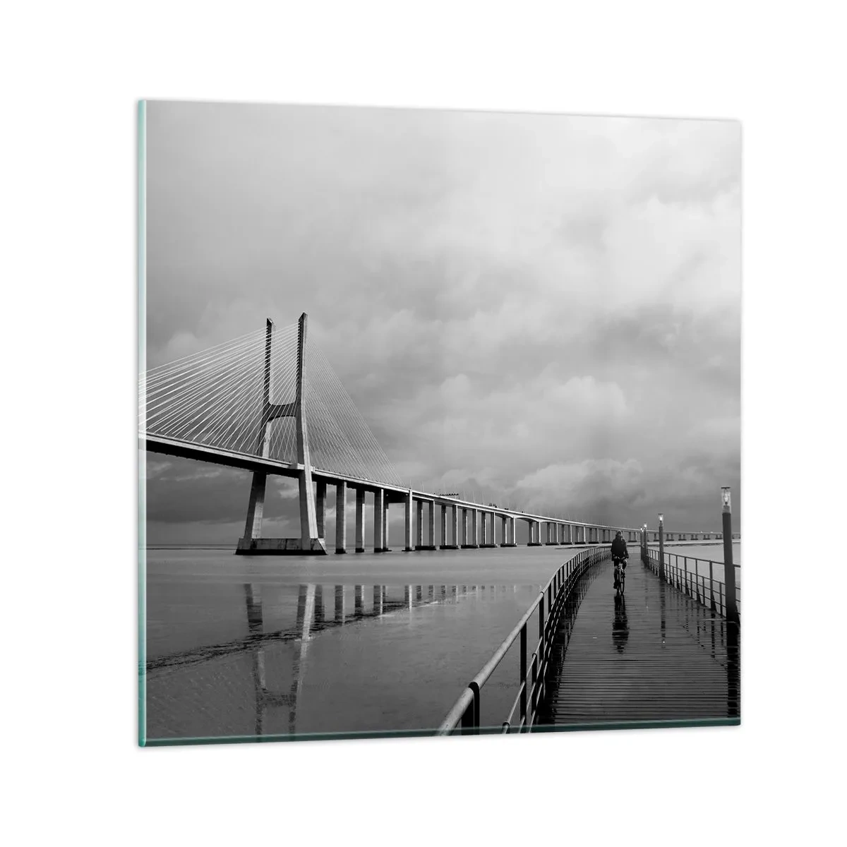 Glass picture - To Each His Own - 40x40 cm