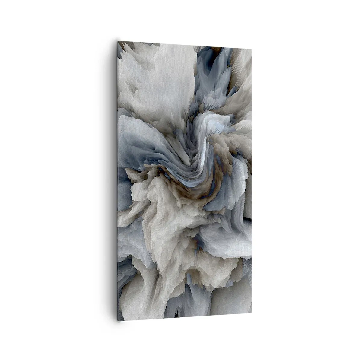 Canvas picture - Stone and Flower - 65x120 cm