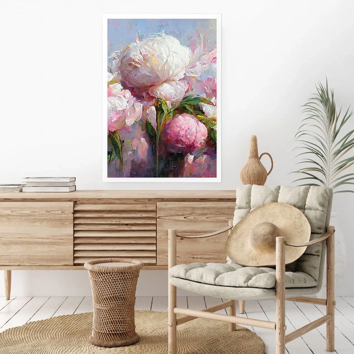 Poster - Bouquet Bubbling with Life - 40x50 cm