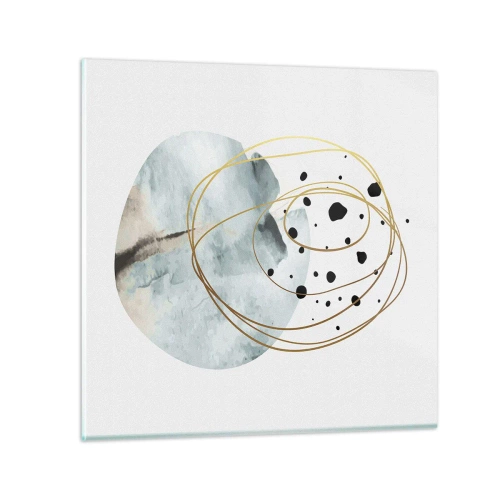 Glass picture - In the Embrace of Space - 50x50 cm