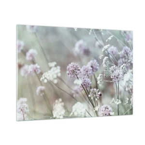 Glass picture - Sweet Filigrees of Herbs - 100x70 cm