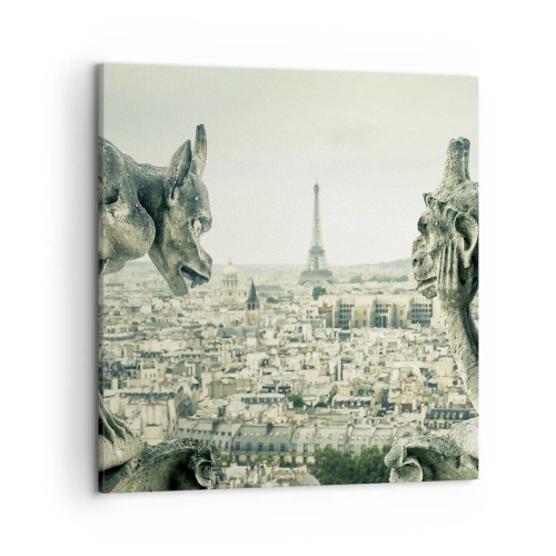 Canvas picture - Parisian Talks - 50x50 cm