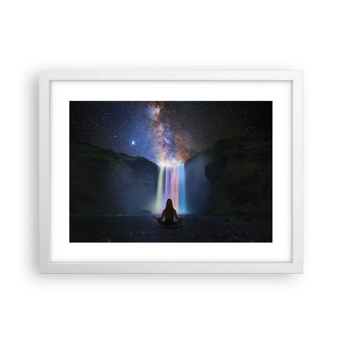 Poster in white frmae - Absolute Harmony - 40x30 cm
