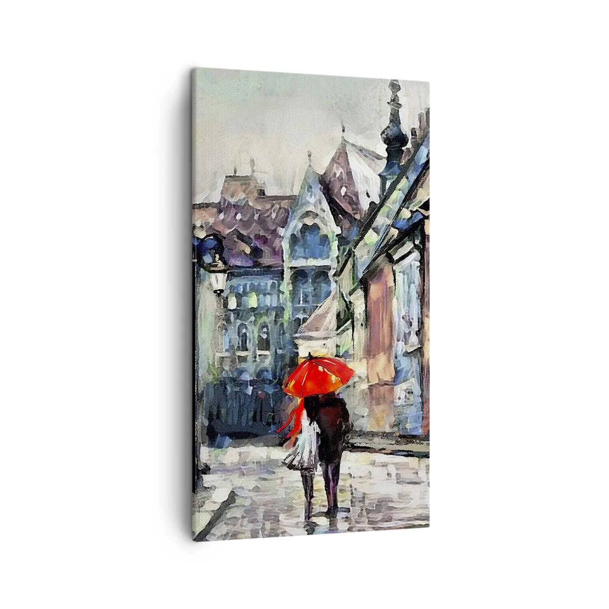 Canvas picture - Rain for Two - 45x80 cm