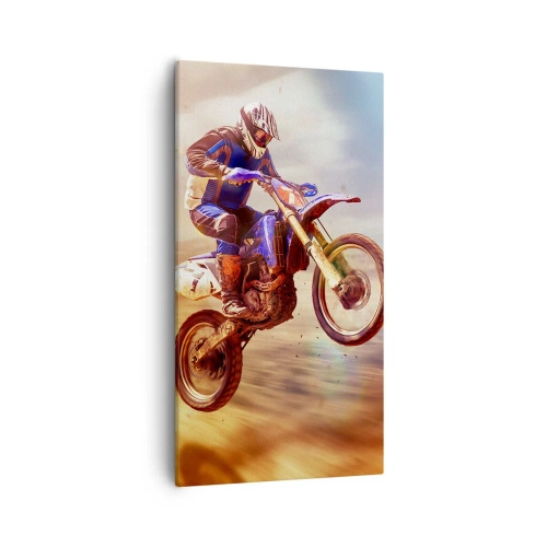 Canvas picture - Motorcycle Dizziness - 55x100 cm