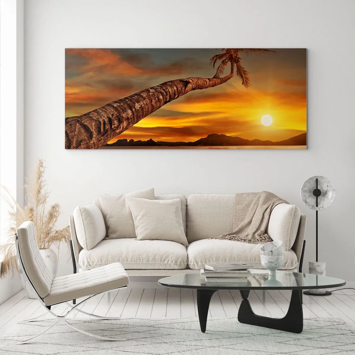 Glass picture - Exotic Holiday, Caribbean Adventure - 100x40 cm