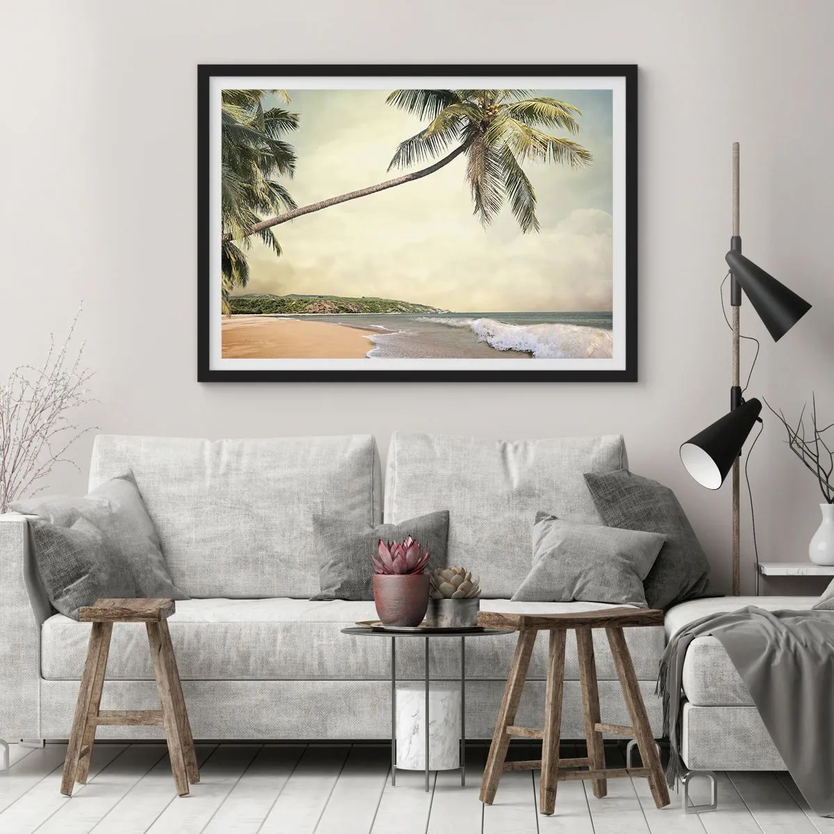 Poster in black frame - Tropical Dream - 70x50 cm