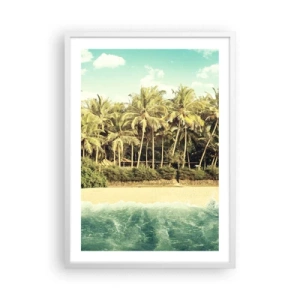 Poster in white frmae - How about Here? - 50x70 cm