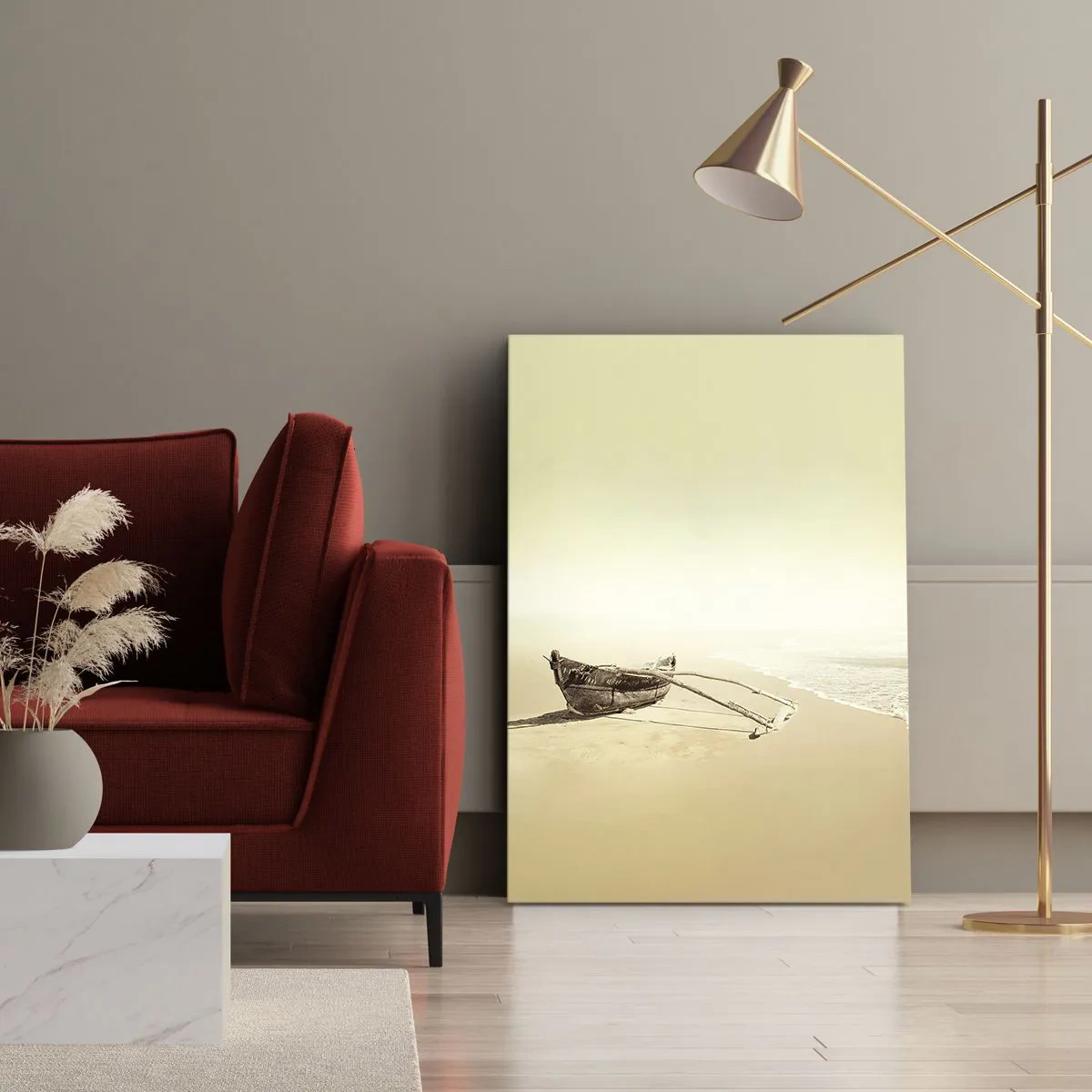 Canvas picture - Throwback to South Seas - 50x70 cm