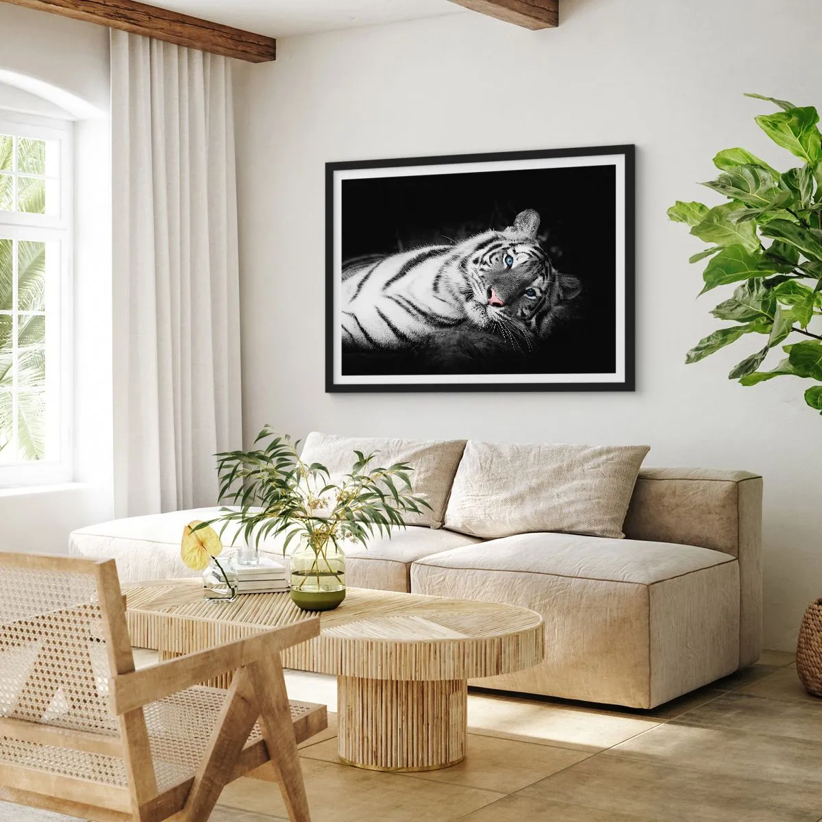 Poster in black frame - Wilderness and Calm - 70x50 cm