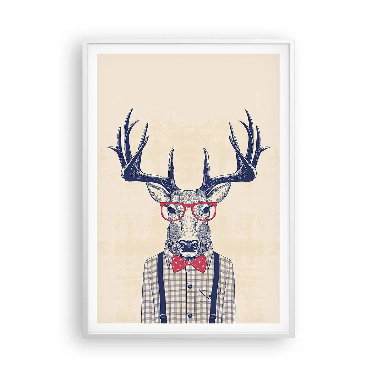 Poster in white frmae - Fun Extravagance - 70x100 cm