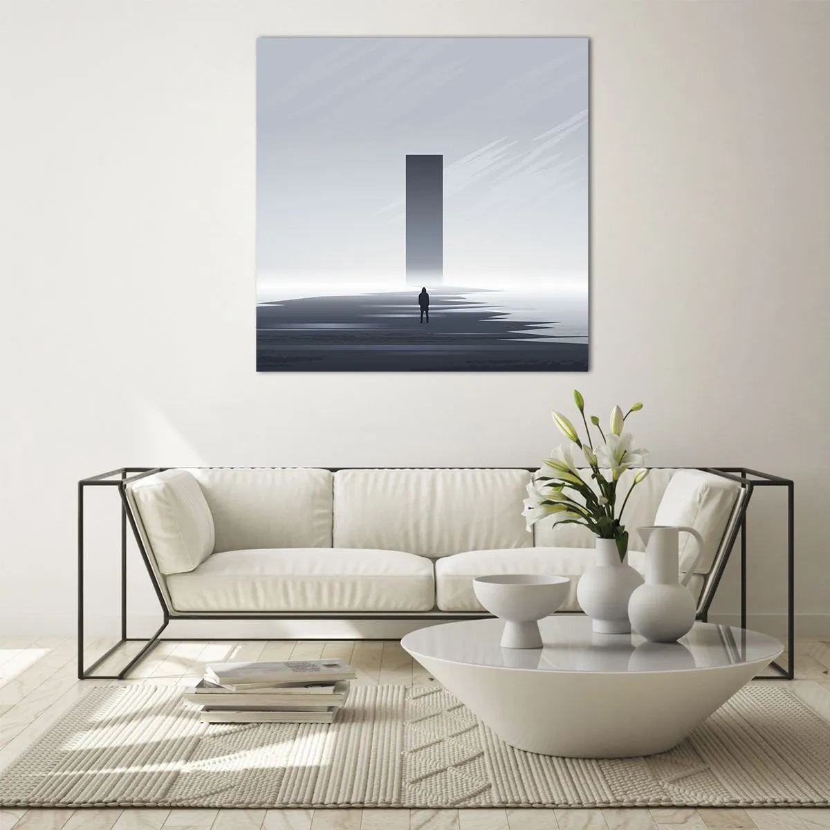 Glass picture - Opportunity or Threat? - 70x70 cm