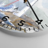 Clock face with numbers