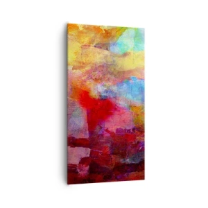 Canvas picture - Looking inside the Rainbow - 65x120 cm