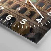 Clock face with numbers