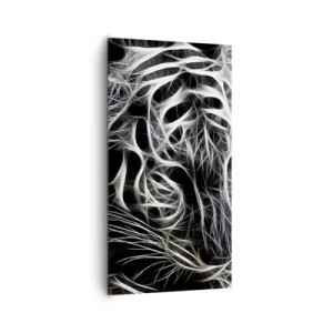 Canvas picture - Study in Lightness of Cats - 65x120 cm