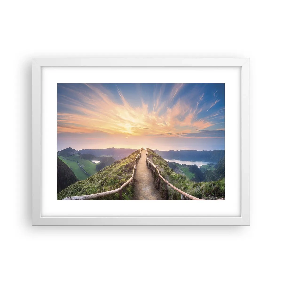 Poster in white frmae - Close to Heaven - 40x30 cm
