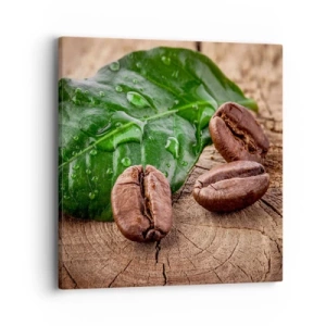 Canvas picture - Really Black - 40x40 cm