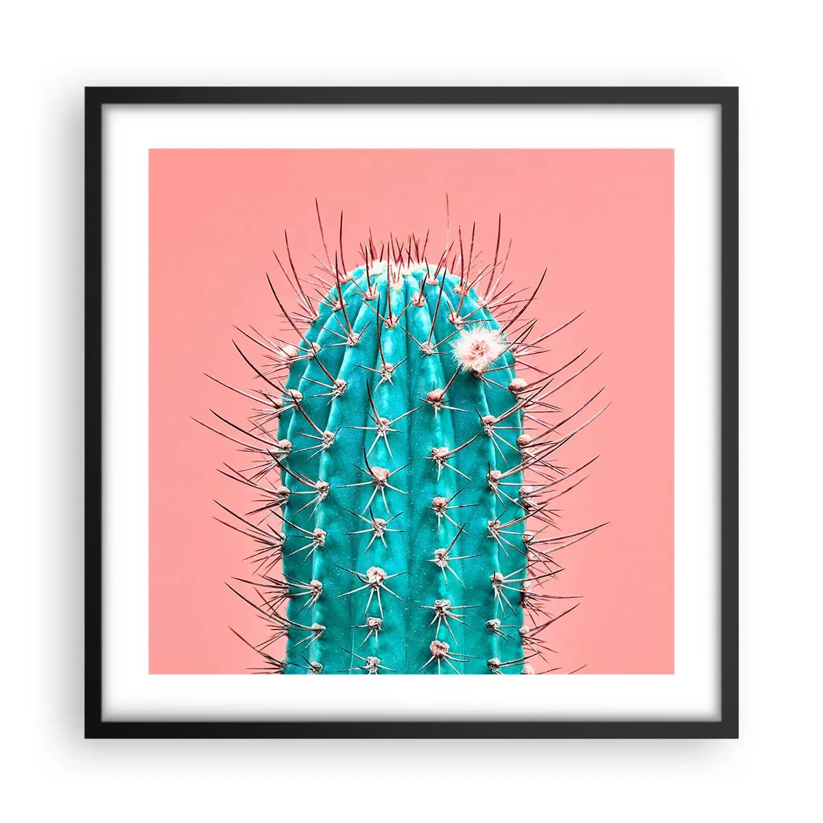 Poster in black frame - Just Look - 50x50 cm