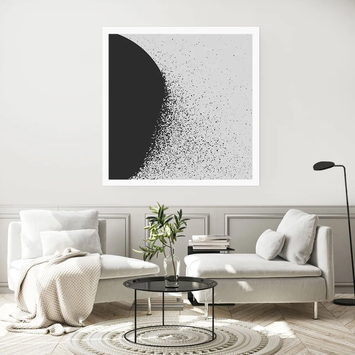 Poster - Movement of Particles - 50x50 cm