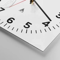 Clock face with numbers