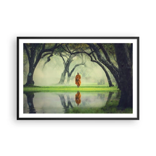 Poster in black frame - On the Way to Enlightenment - 91x61 cm