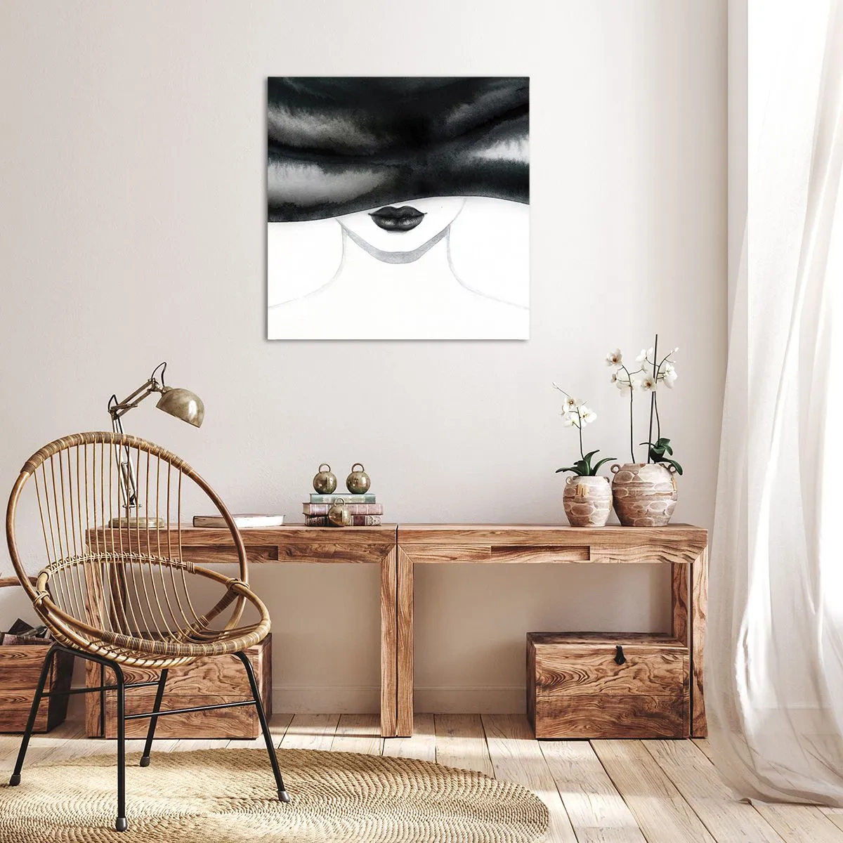 Canvas picture - Sensual Secret - 40x40 cm