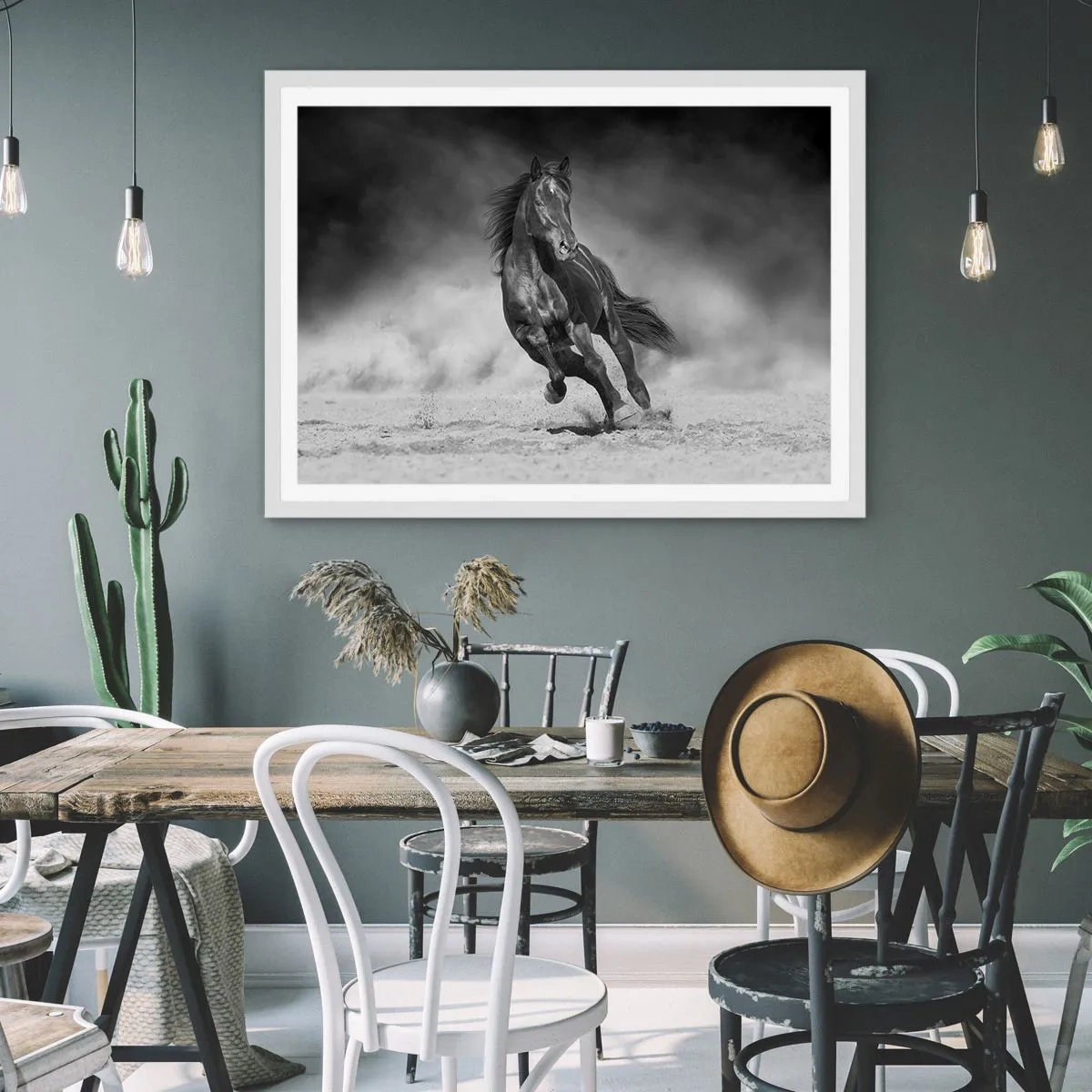 Poster in white frmae - Worthy of Emir Himself - 91x61 cm