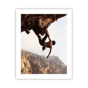 Poster - The Whole World on a Sharp Cliff - 40x50 cm