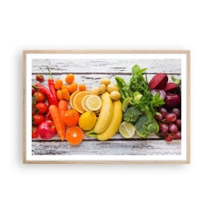 Poster in light oak frame - Is that Not Enough? - 91x61 cm