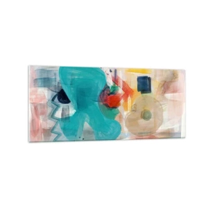 Glass picture - Colourful Game - 120x50 cm