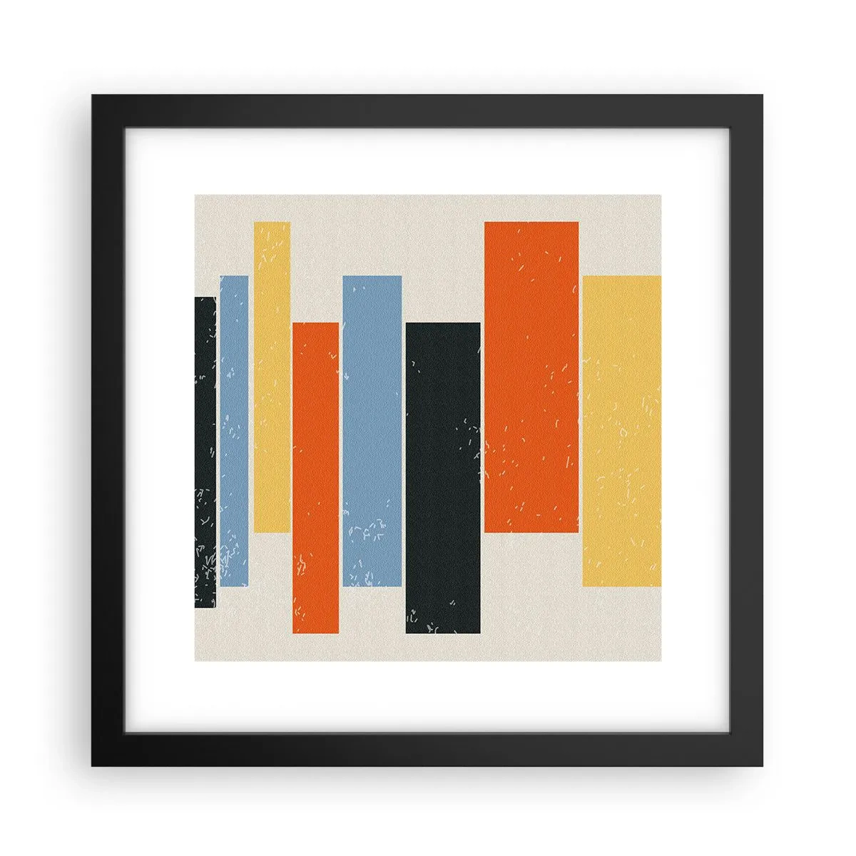 Poster in black frame - Notation of Music - 30x30 cm