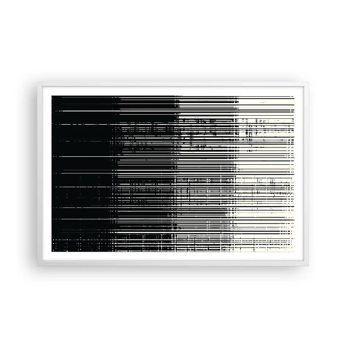 Poster in white frmae - Waves and Vibrations - 91x61 cm
