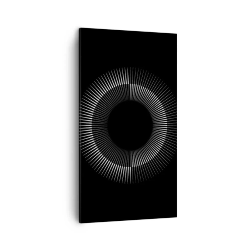 Canvas picture - Black Sun - 45x80 cm