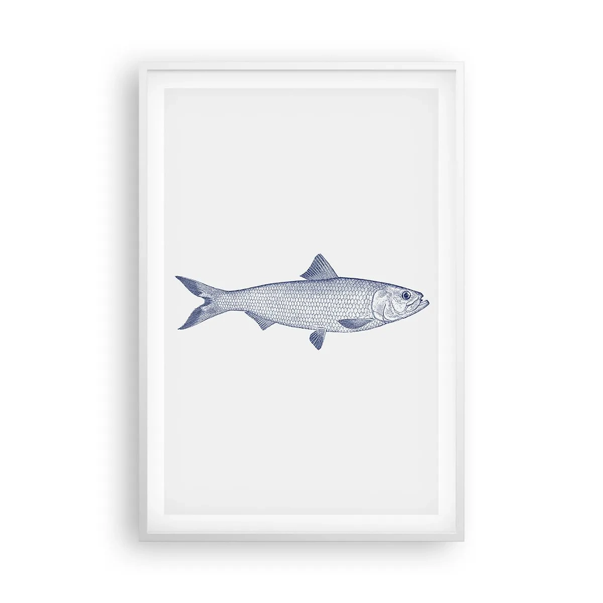 Poster in white frmae - Greetings From Northern Seas - 61x91 cm