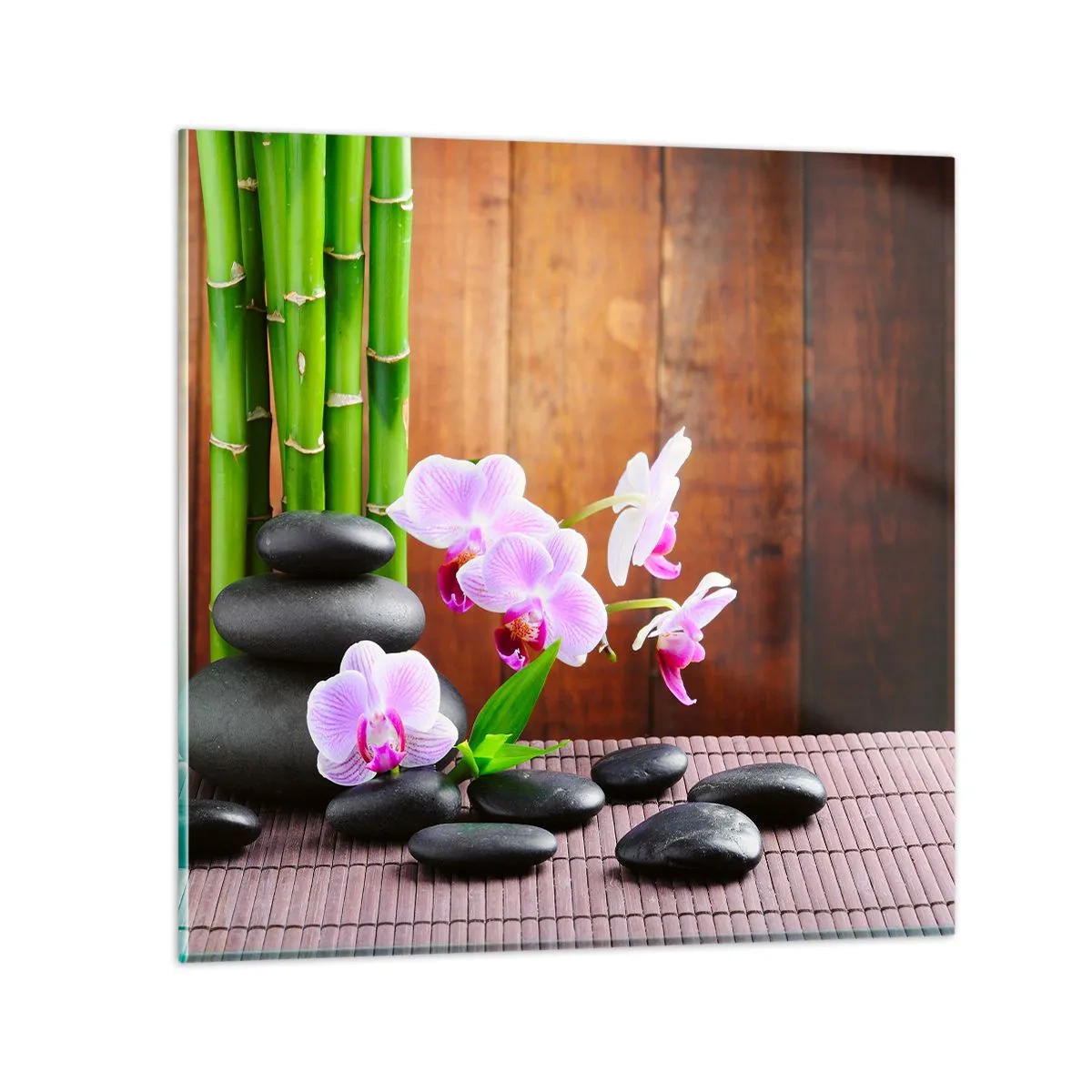 Glass picture - Get to Know Pleasures of the East - 70x70 cm