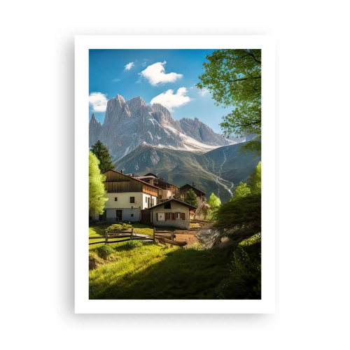 Poster - Alpine Idyll - 50x70 cm