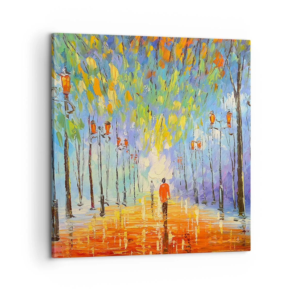 Canvas picture - Night Rain Song  - 60x60 cm