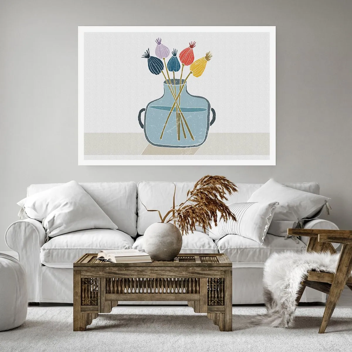 Poster - As Quiet as Poppies - 50x40 cm