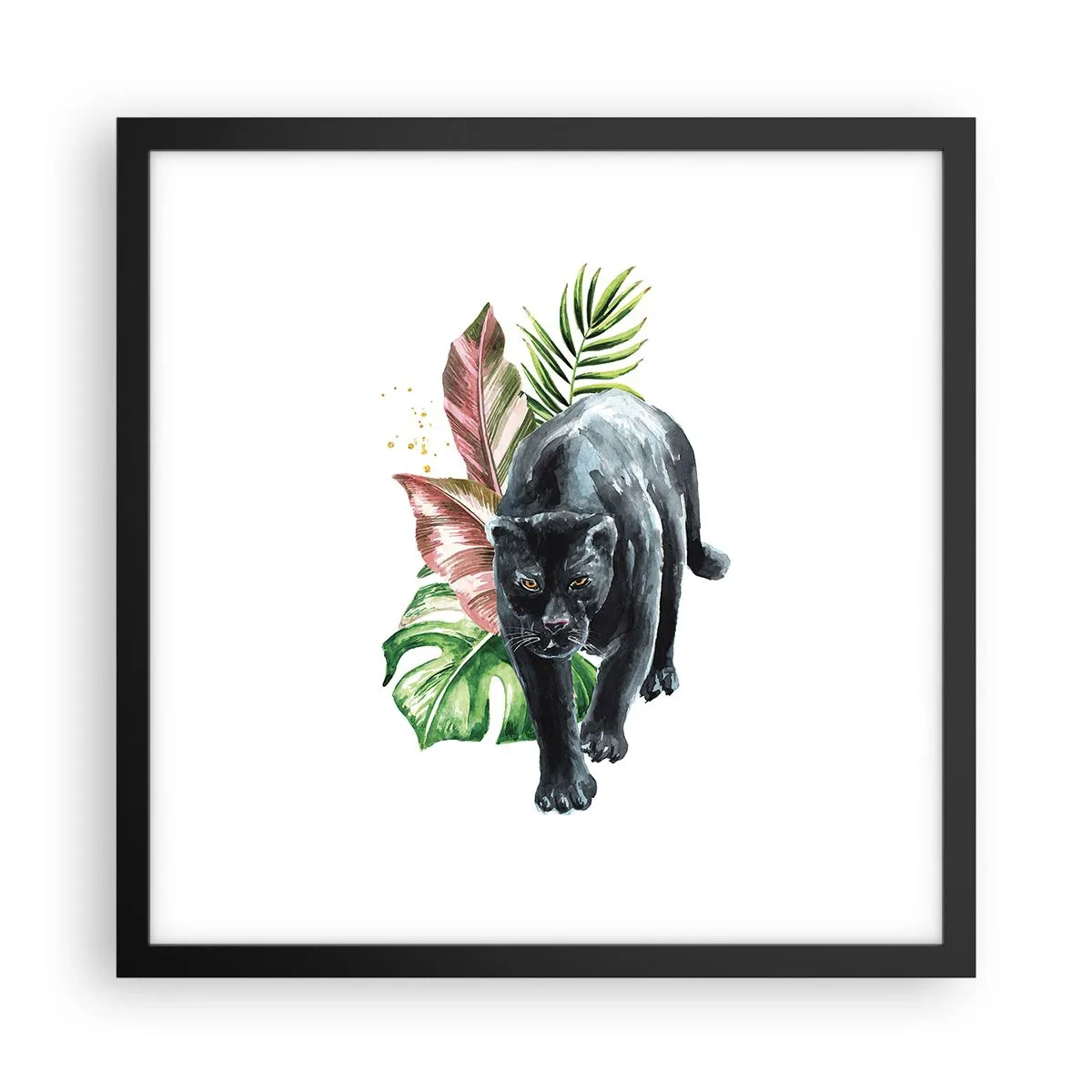 Poster in black frame - Wilderness of the Heart - 40x40 cm